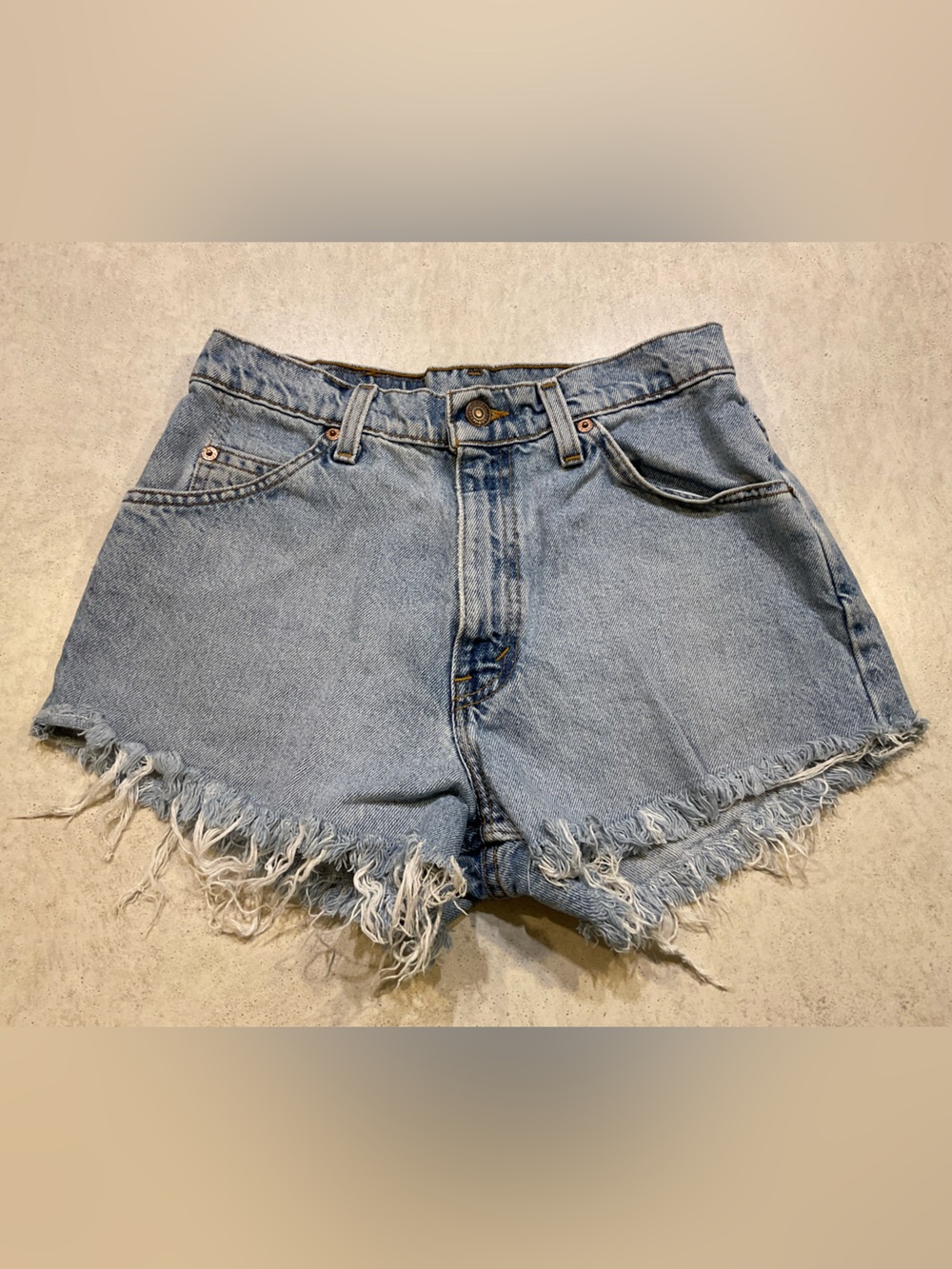 Vintage Levi’s orange tab shorts